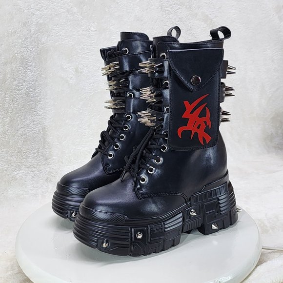 CN CHEN Platform  Boots By Anthony Wang - Picture 1 of 10